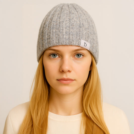 HATEGORY Rib Knitted Winter Beanie Hat