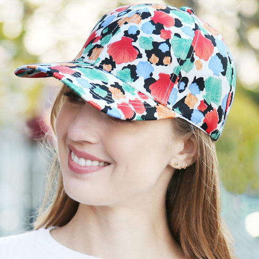 HATEGORY Shell Patterned Baseball Cap