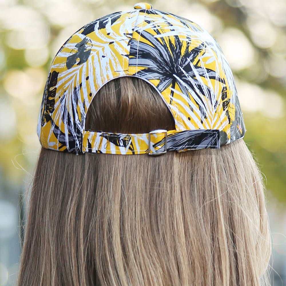 HATEGORY Leaves Patterned Baseball Cap