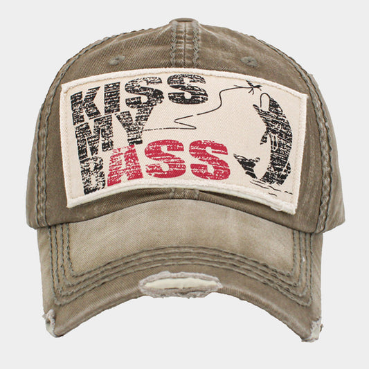 HATEGORY KISS MY BASS Vintage Baseball Cap