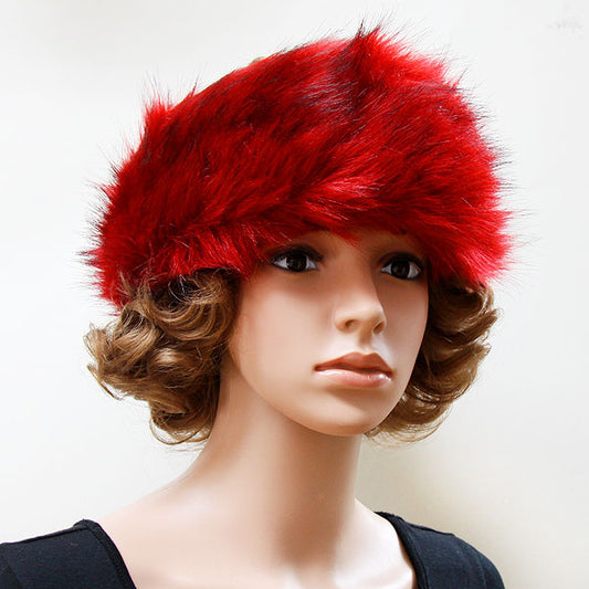 HATEGORY Faux Fur Polyester Russian Style Hat