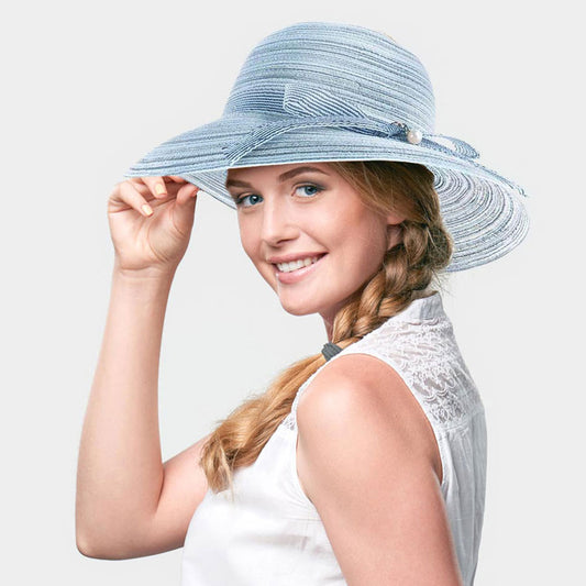 HATEGORY Straw Hat With Bow