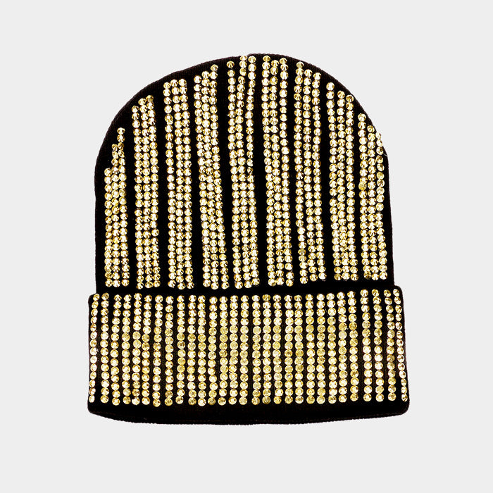 HATEGORY Crystal Blinged Acrylic Beanie