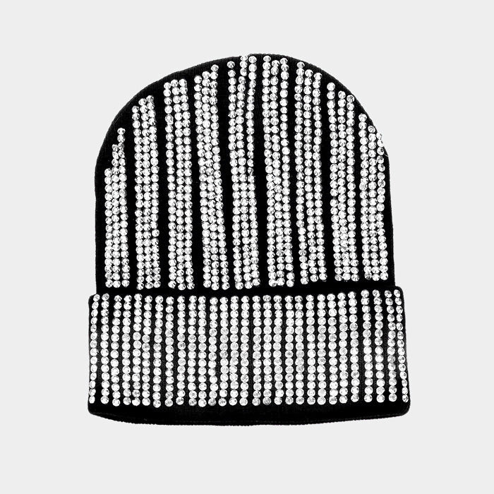 HATEGORY Crystal Blinged Acrylic Beanie