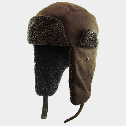 HATEGORY Solid Color Trapper Hat