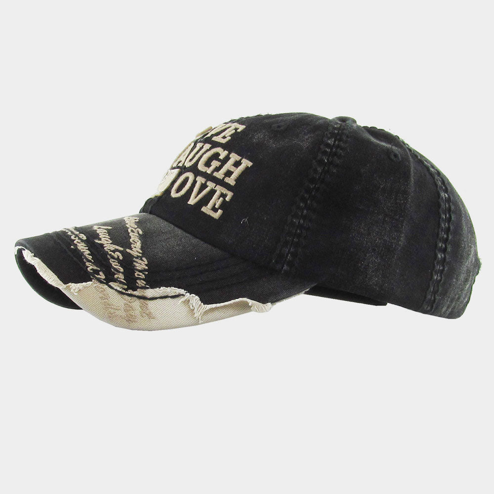 HATEGORY LIVE LAUGH LOVE Vintage Baseball Cap