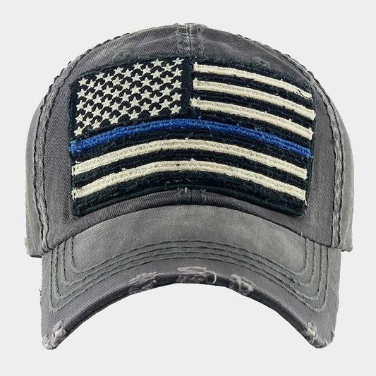 HATEGORY American USA Flag Vintage Baseball Cap