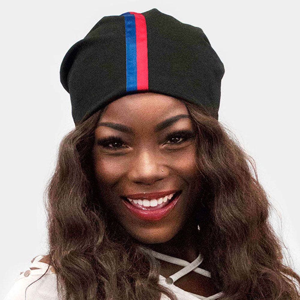 HATEGORY Solid Satin Lined Beanie Hat