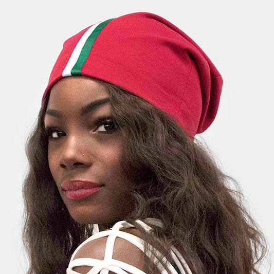 HATEGORY Solid Satin Lined Beanie Hat