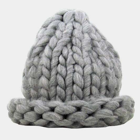 HATEGORY Big Loop Yarn Beanie Hat