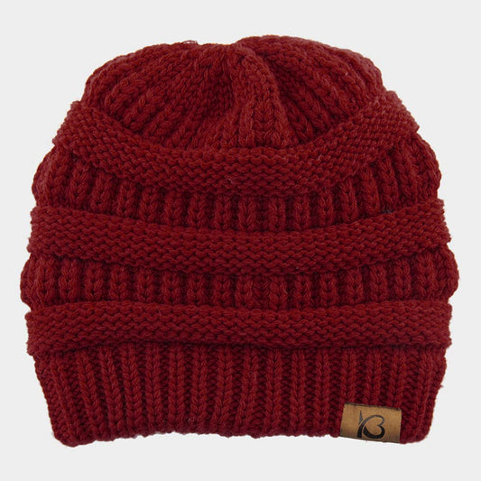 HATEGORY Cable Knit Beanie Hat
