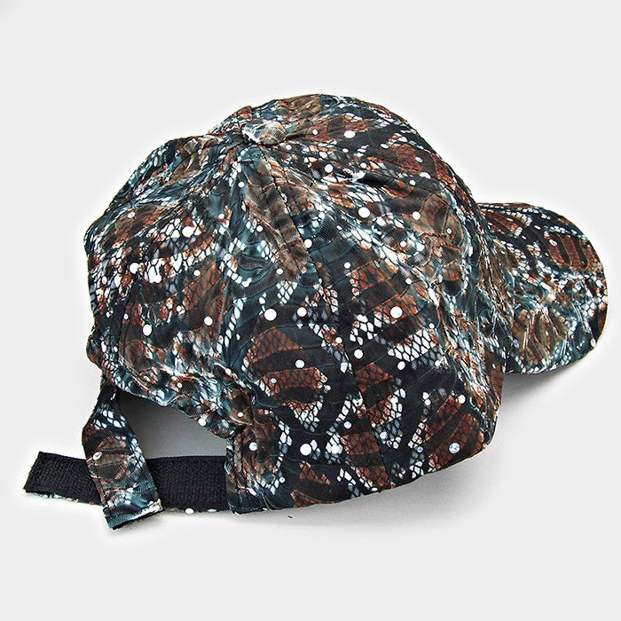 HATEGORY Dotted Animal Print Cotton Baseball Cap