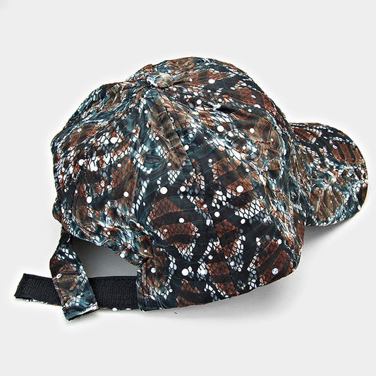 HATEGORY Dotted Animal Print Cotton Baseball Cap