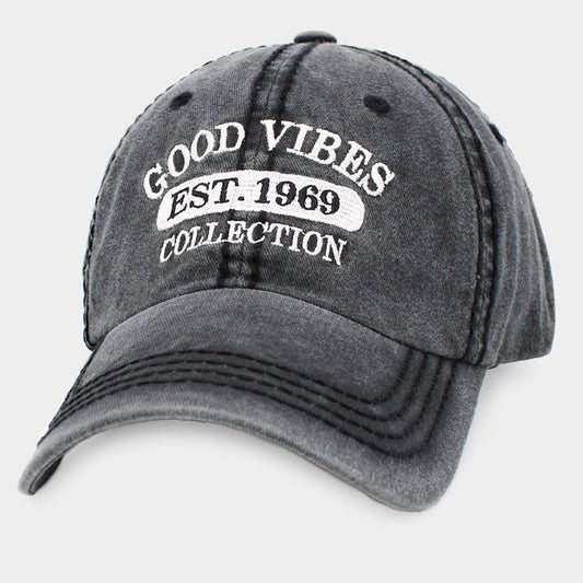 HATEGORY GOOD VIBES Vintage Baseball Cap