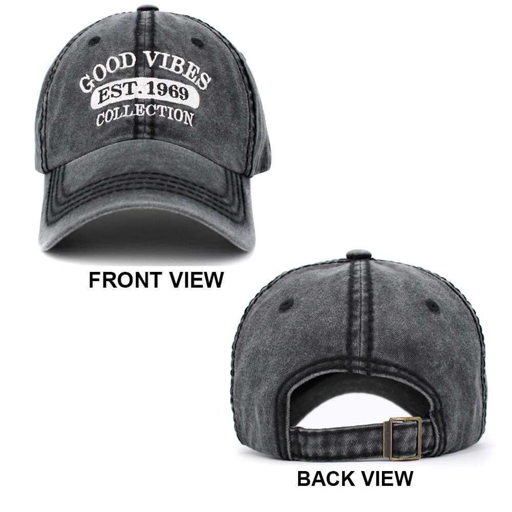 HATEGORY GOOD VIBES Vintage Baseball Cap