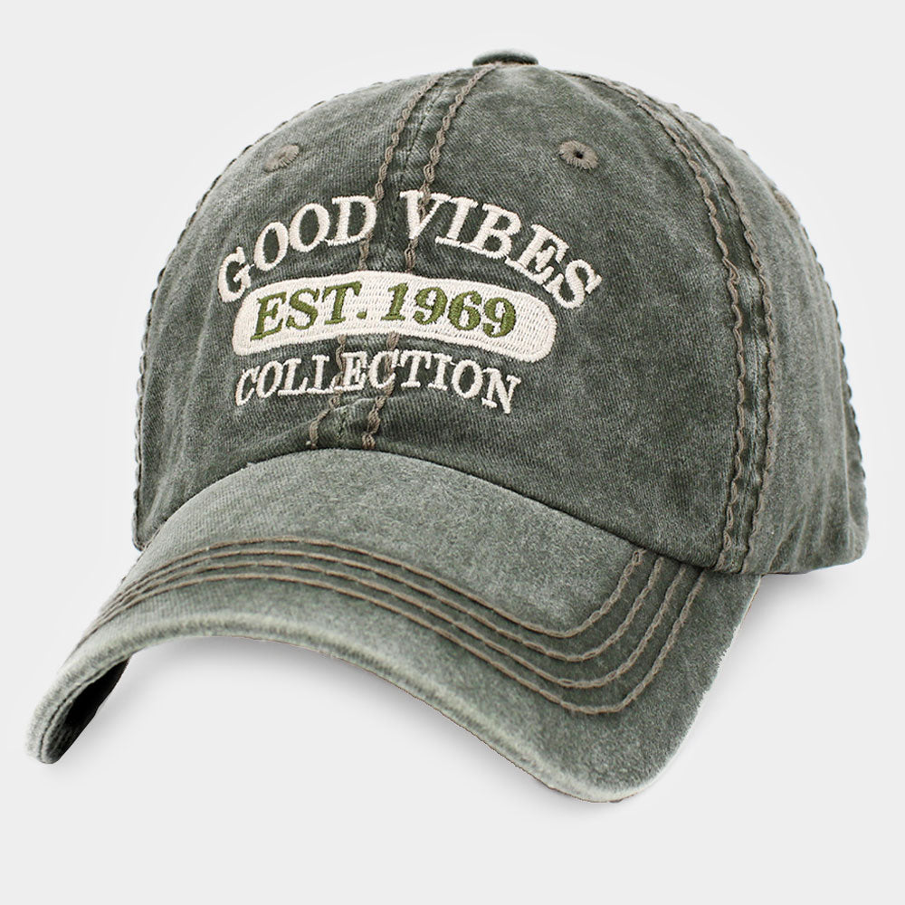 HATEGORY GOOD VIBES Vintage Baseball Cap