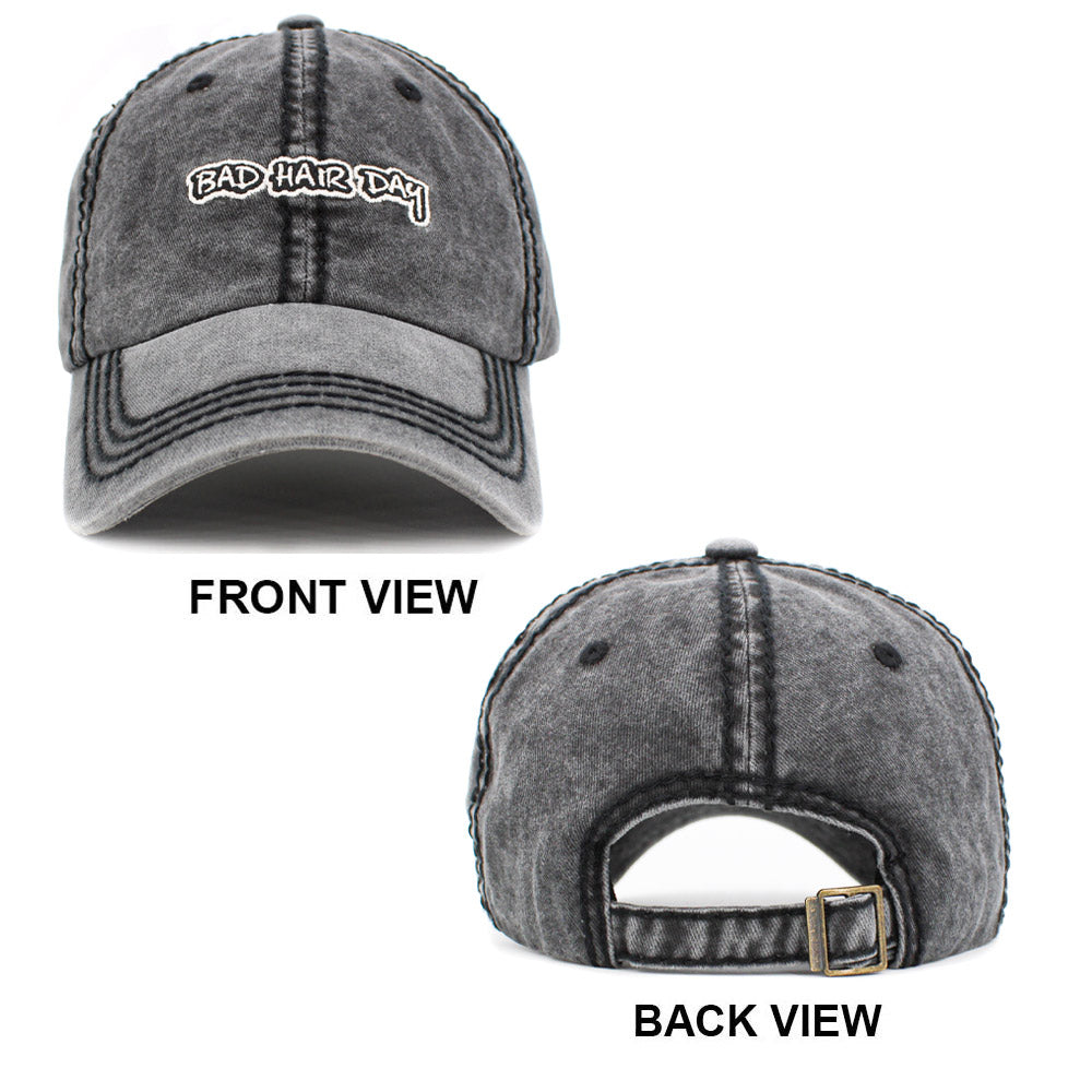 HATEGORY BAD HAIR DAY Vintage Baseball Cap