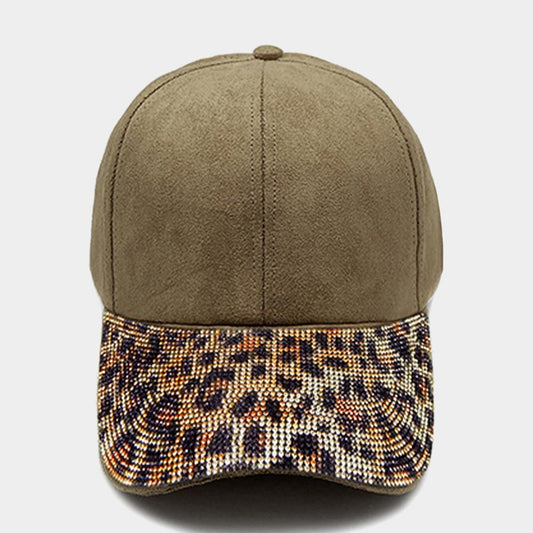 HATEGORY Bling Leopard Baseball Cap