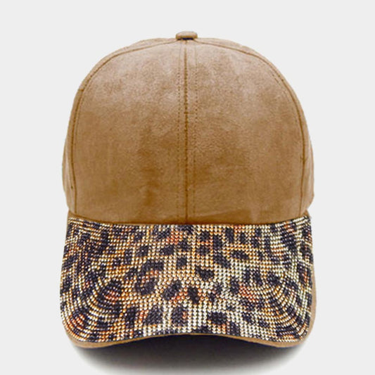 HATEGORY Bling Leopard Baseball Cap