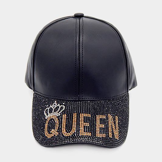 HATEGORY Bling Queen Message Baseball Cap