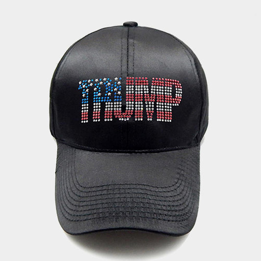 HATEGORY TRUMP Bling Studded Baseball Cap