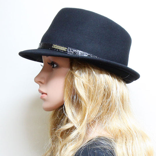 HATEGORY Vinyl Pamoa Wool Fedora