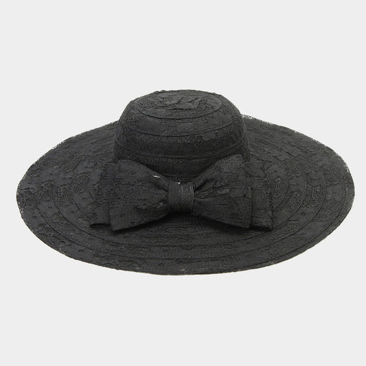 HATEGORY Double Bow Floppy Hat