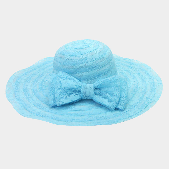 HATEGORY Double Bow Floppy Hat
