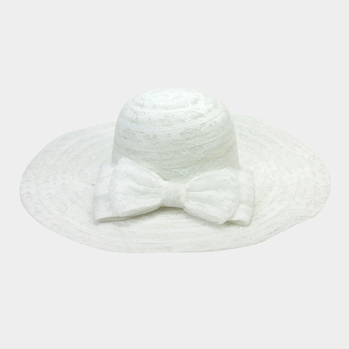 HATEGORY Double Bow Floppy Hat