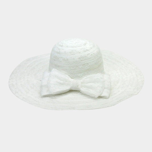 HATEGORY Double Bow Floppy Hat