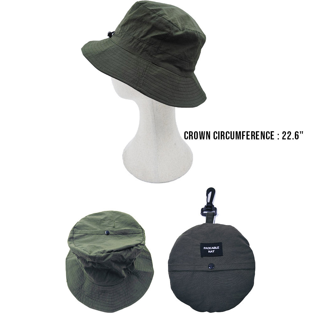 HATEGORY Packable Compact Outdoor Bucket Hat