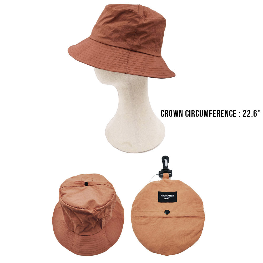HATEGORY Packable Compact Outdoor Bucket Hat
