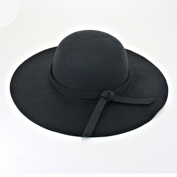 HATEGORY Ribbon Detail Winter Floppy Hat