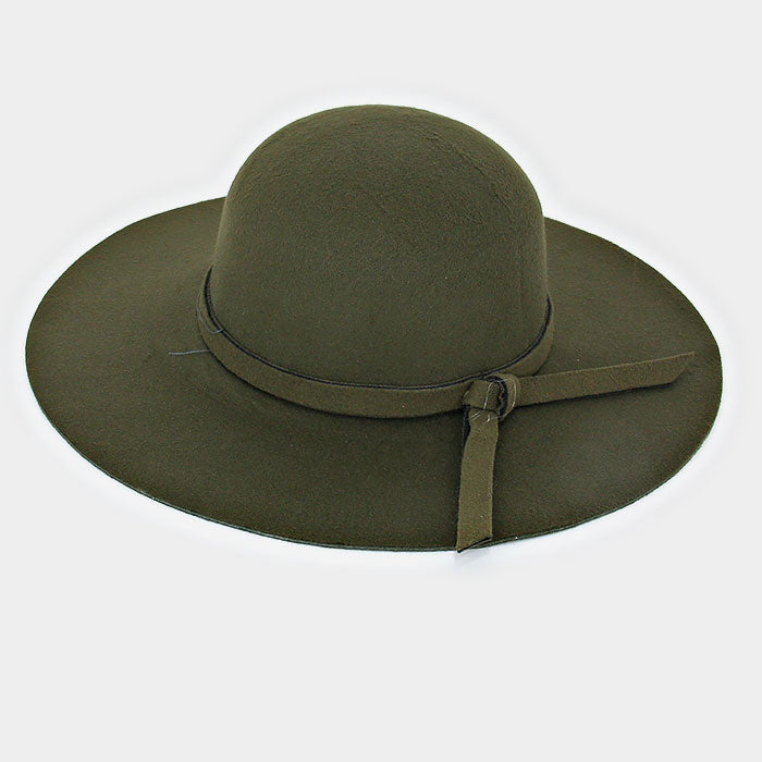 HATEGORY Ribbon Detail Winter Floppy Hat