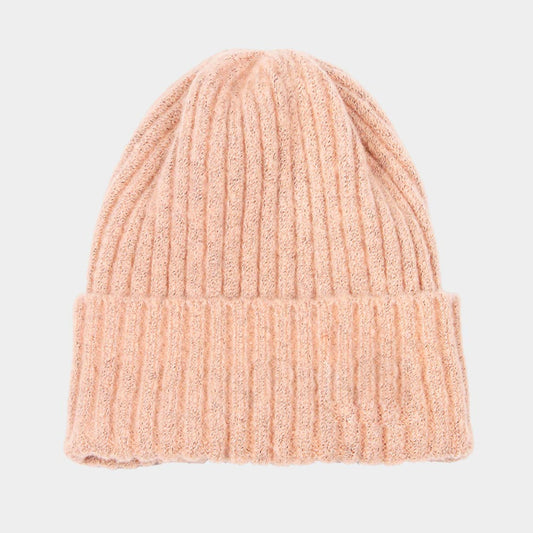 HATEGORY TWO TONE CUFF BEANIE HAT