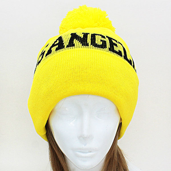 HATEGORY "Los Angeles" Acrylic Pom Beanie