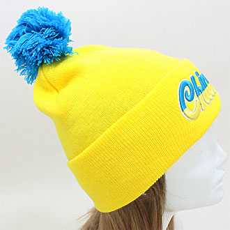 HATEGORY "Chicago" Embroidered Acrylic Pom Beanie