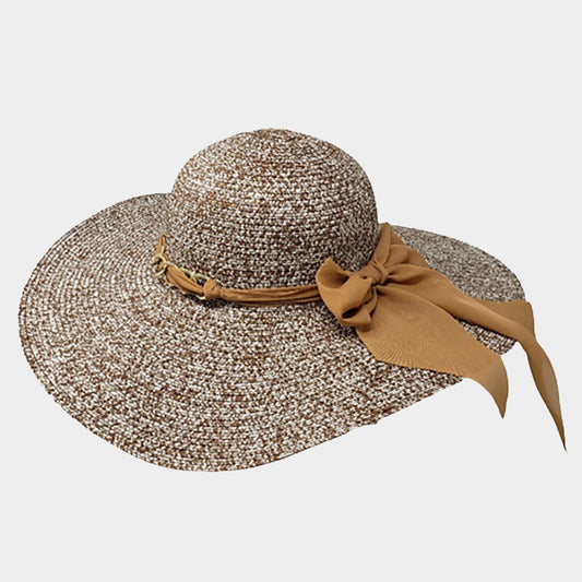 HATEGORY Scarf Ribbon Band Straw Sun Hat