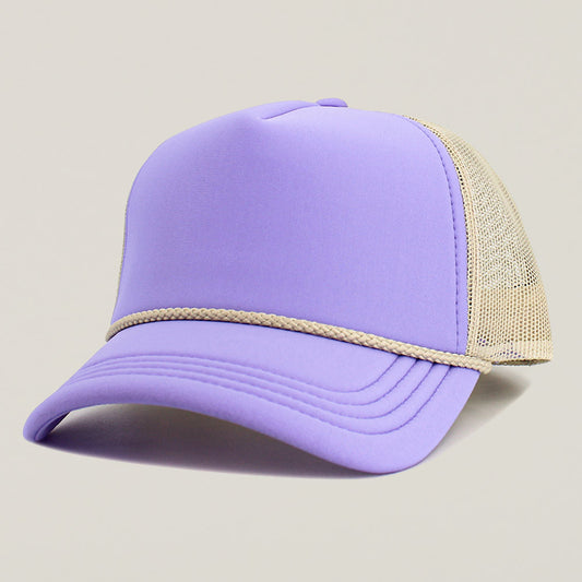 HATEGORY Plain Two Tone Mesh Back Trucker Hat