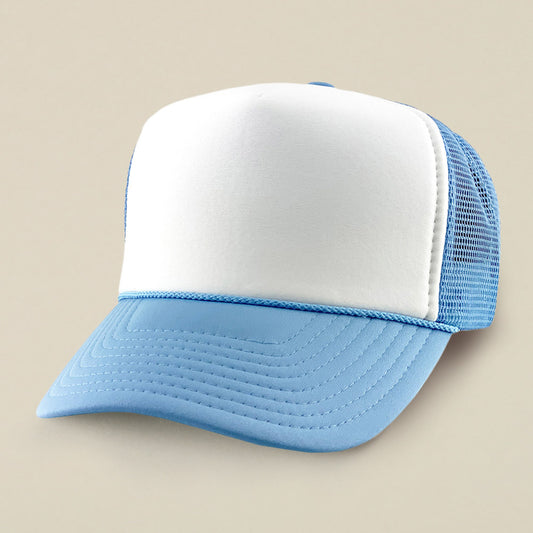 HATEGORY Plain Two Tone Mesh Back Trucker Hat