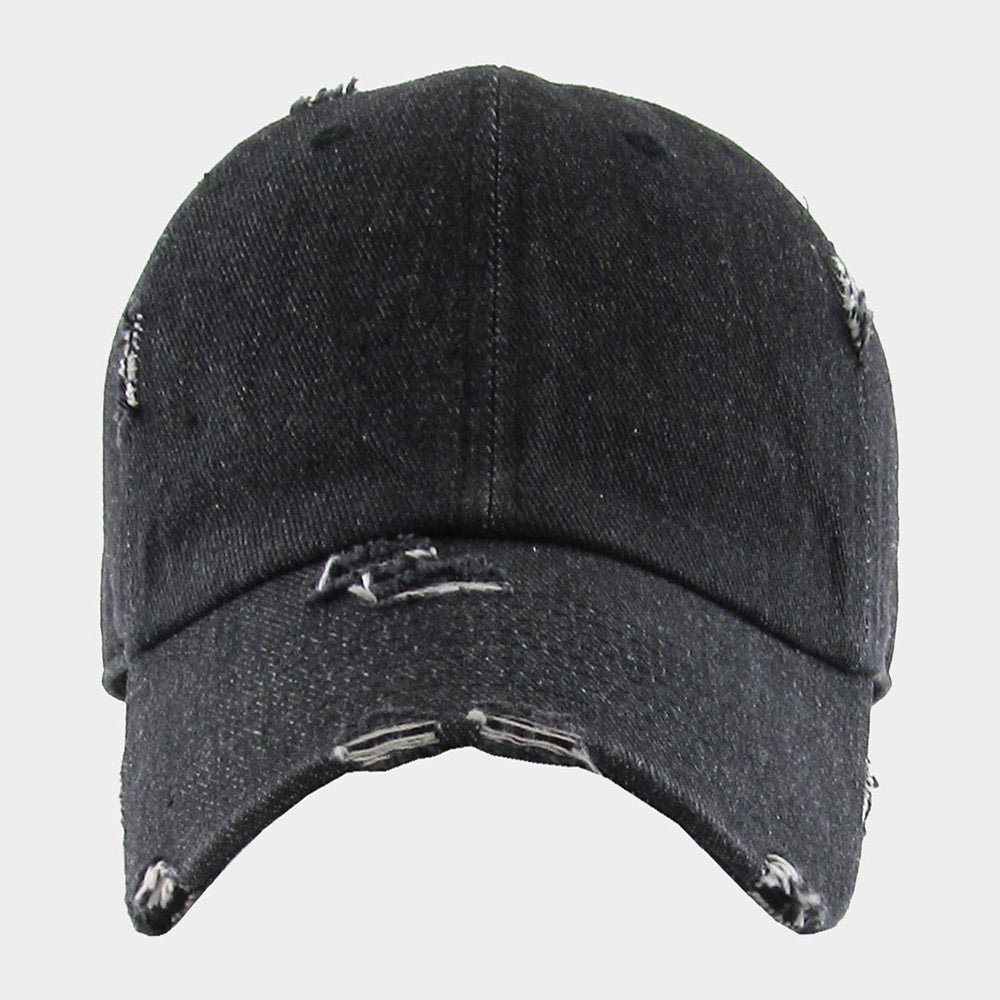 HATEGORY Solid Vintage Baseball Cap