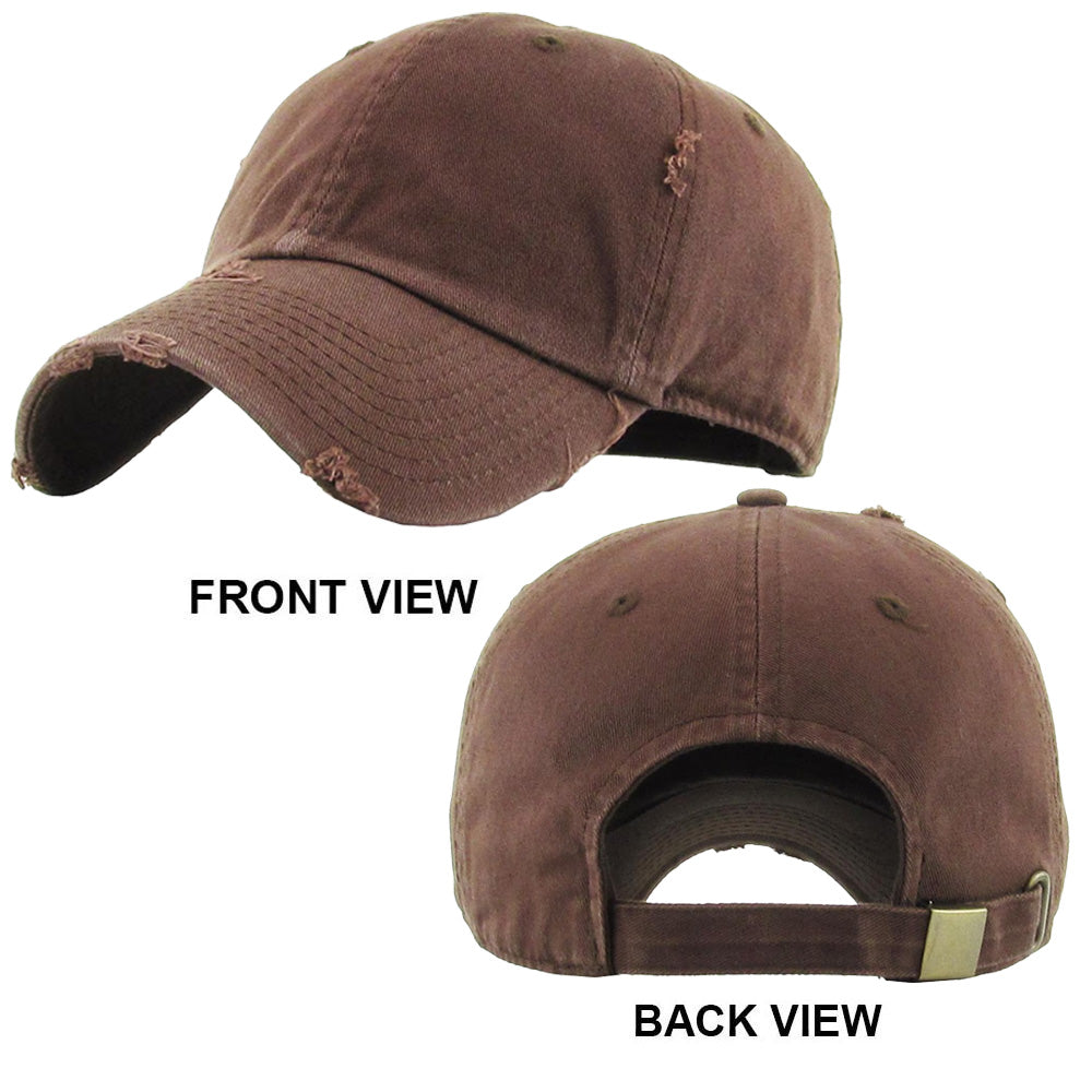 HATEGORY Solid Vintage Baseball Cap