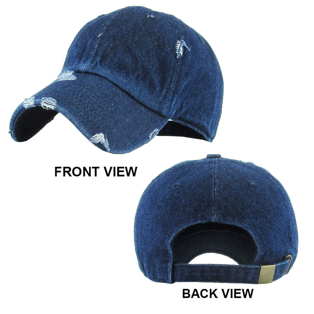HATEGORY Solid Vintage Baseball Cap