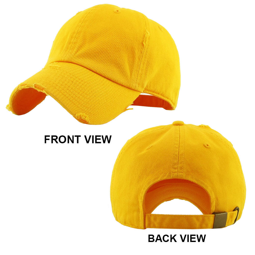 HATEGORY Solid Vintage Baseball Cap