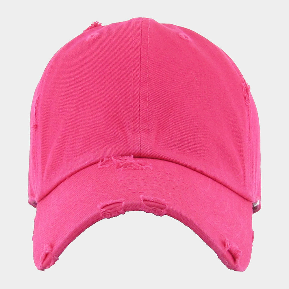 HATEGORY Solid Vintage Baseball Cap