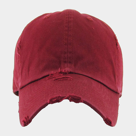HATEGORY Solid Vintage Baseball Cap