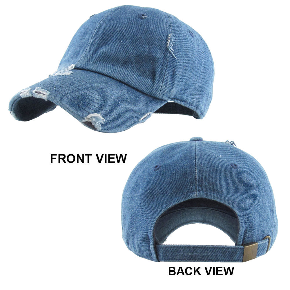 HATEGORY Solid Vintage Baseball Cap