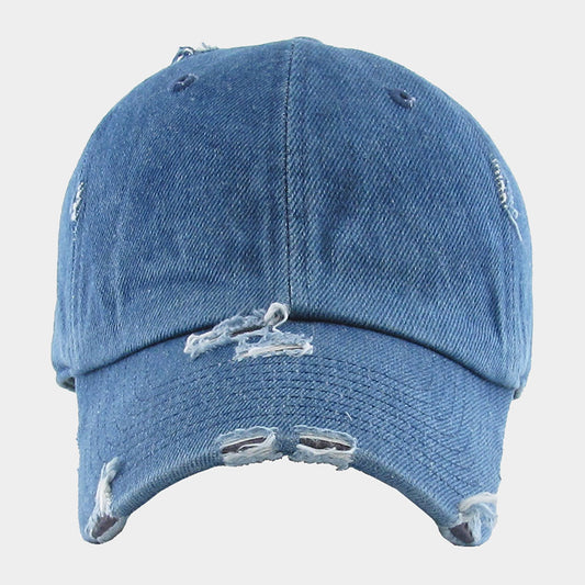 HATEGORY Solid Vintage Baseball Cap