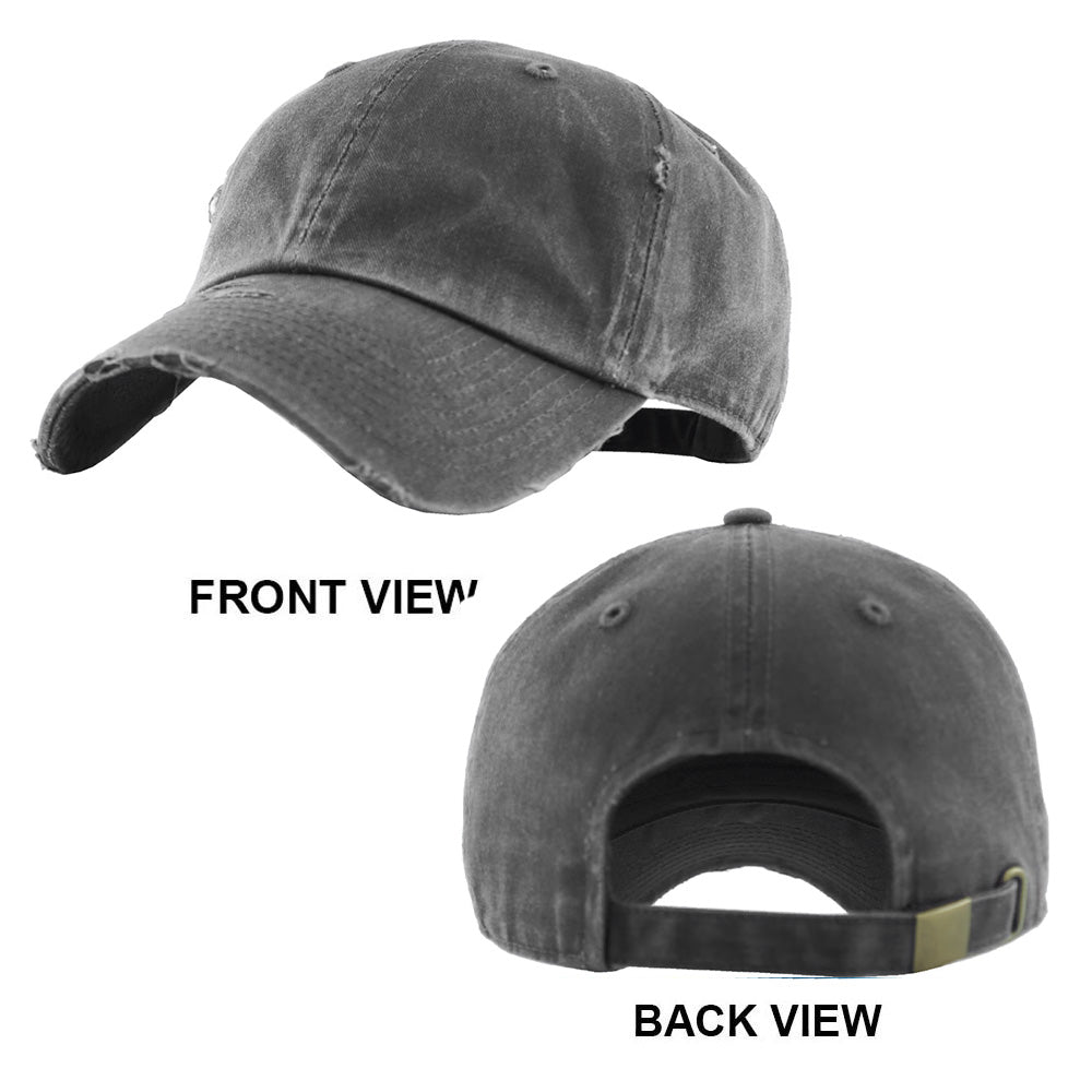 HATEGORY Solid Vintage Baseball Cap