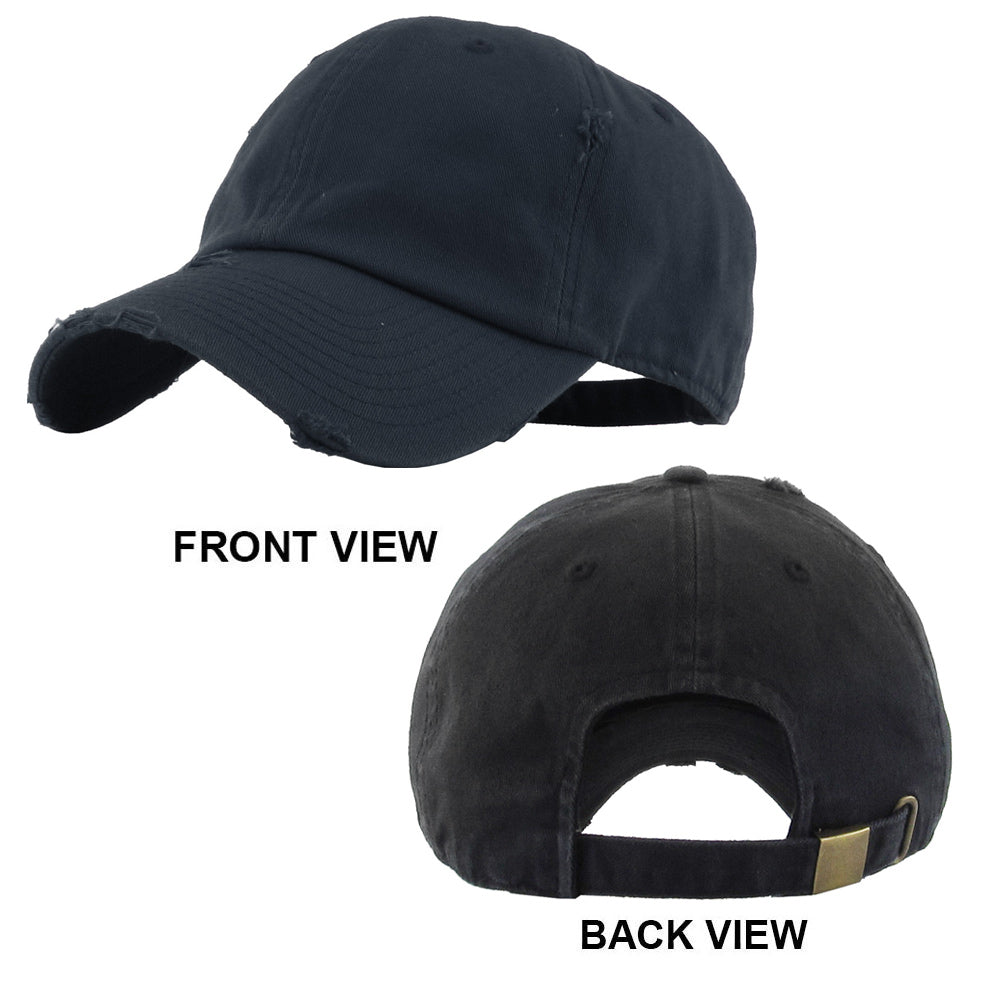 HATEGORY Solid Vintage Baseball Cap